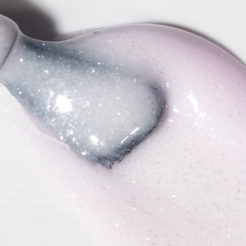 KODIES GEL Structure Base en caoutchouc Gel vernis à ongles 15ML perle miroitant rose paillettes UV Semi Permanent