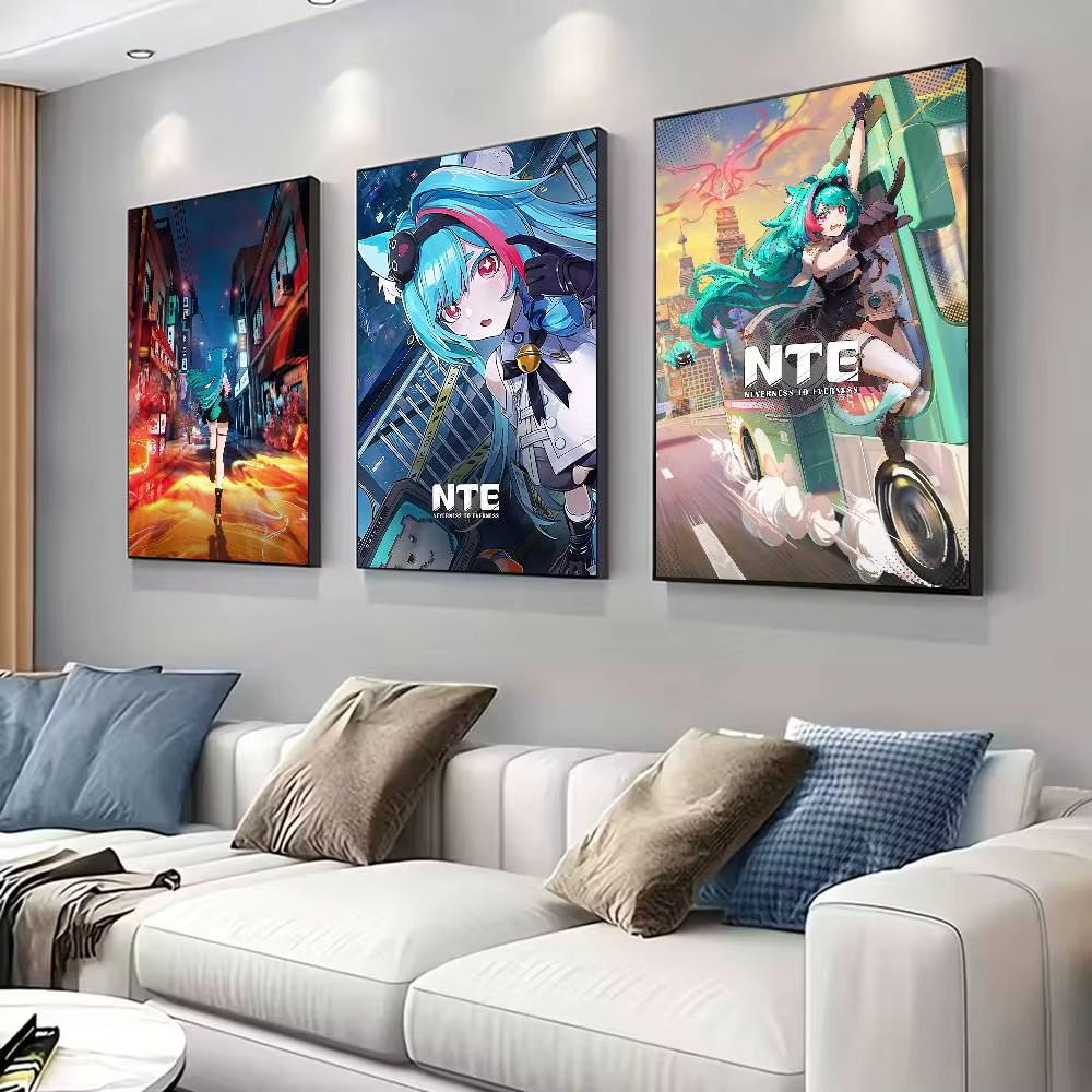 Affiche N-Neverness to Everness pour salon, chambre à coucher, bureau ou bar, sans cadre, utilisation en intérieur, décoration murale pour chambre à coucher.