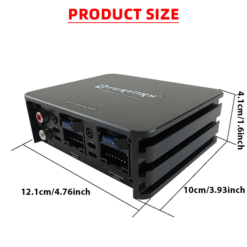 Système Android grand écran amplificateur spécial Audio de voiture mise à niveau sans perte 4 voies DSP-processeur Audio numérique intelligent