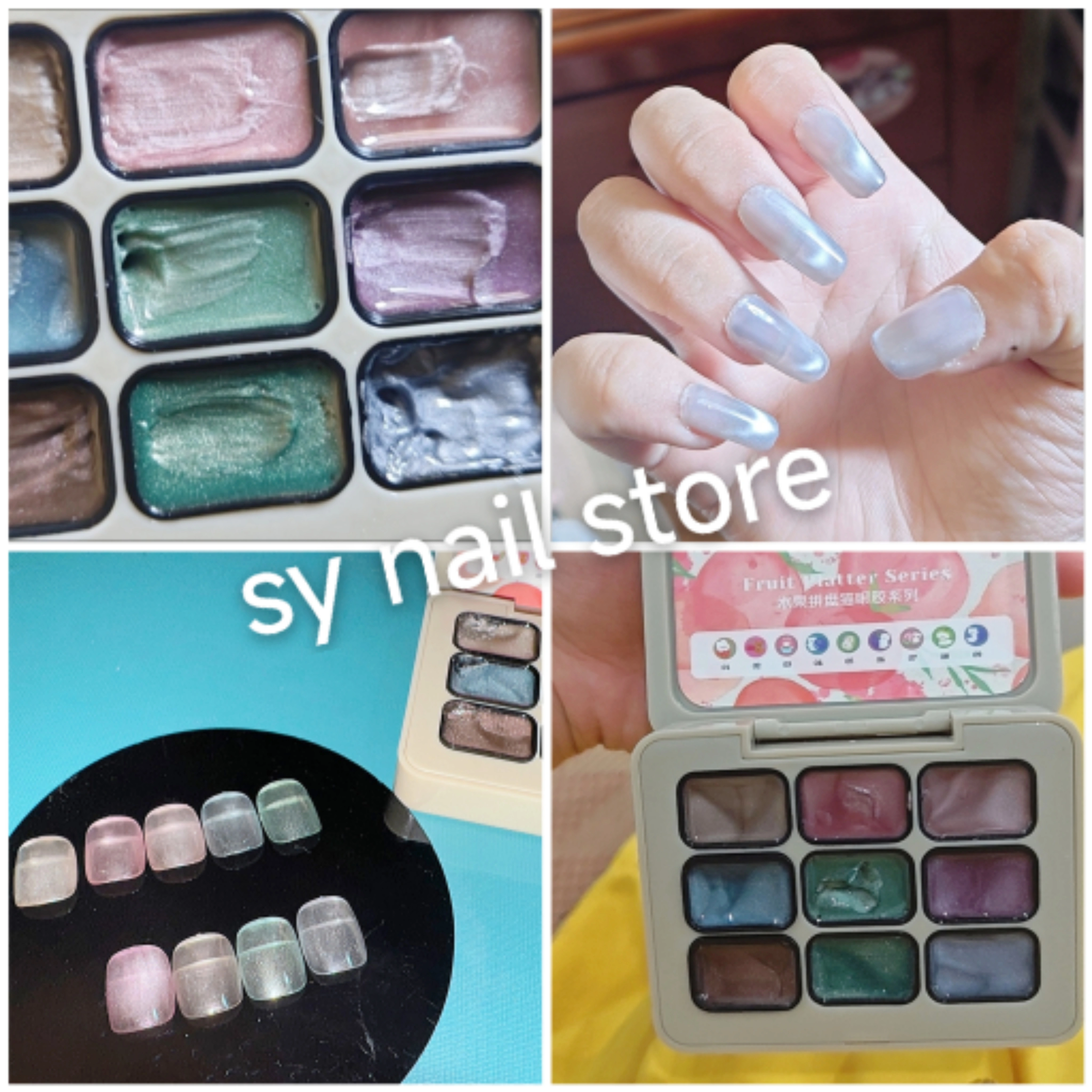 9/16 couleurs nu rose clair de lune chat Gel magnétique solide Gel pour ongles Super blanc lumière