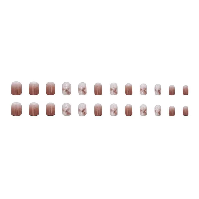 Faux ongles amovibles, dégradé de Caramel