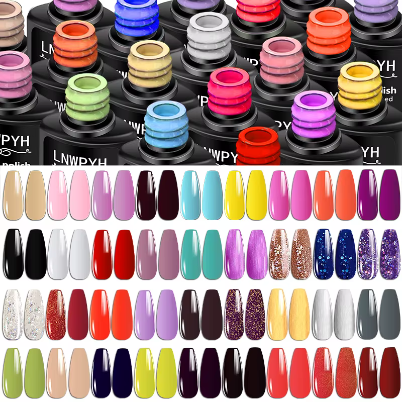 42 pièces/ensemble Kit de vernis à ongles Gel ensemble
