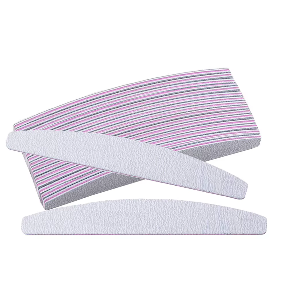 Lot de 5 limes à ongles professionnelles pour ongles naturels