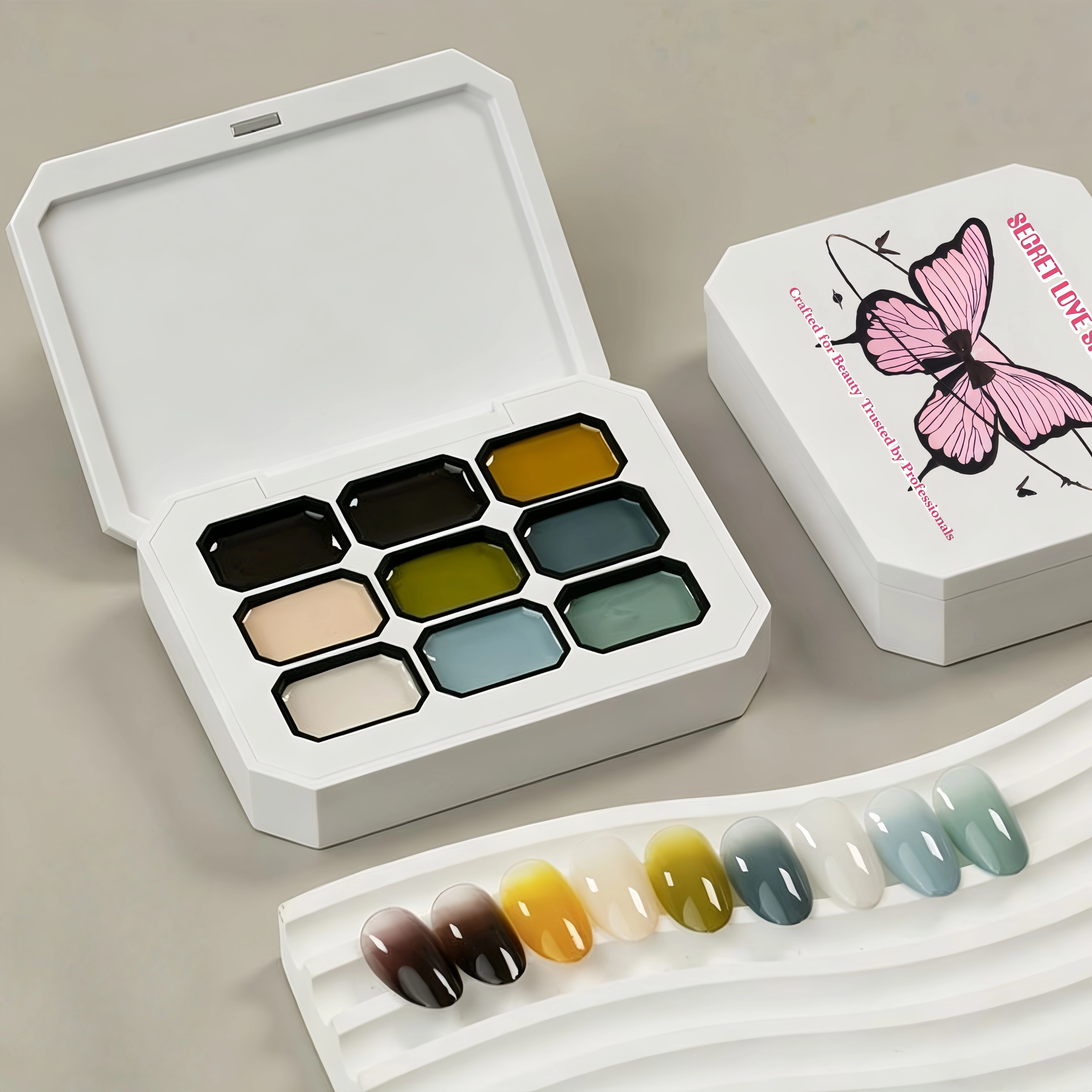 Vernis à ongles solide 9 couleurs