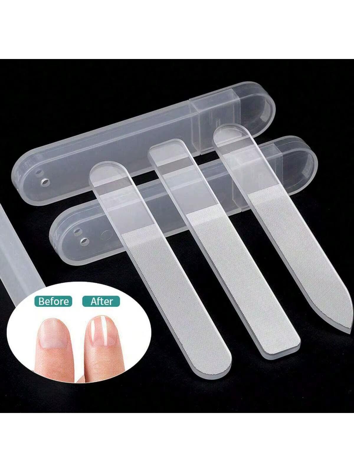 Limes à ongles en verre Nano