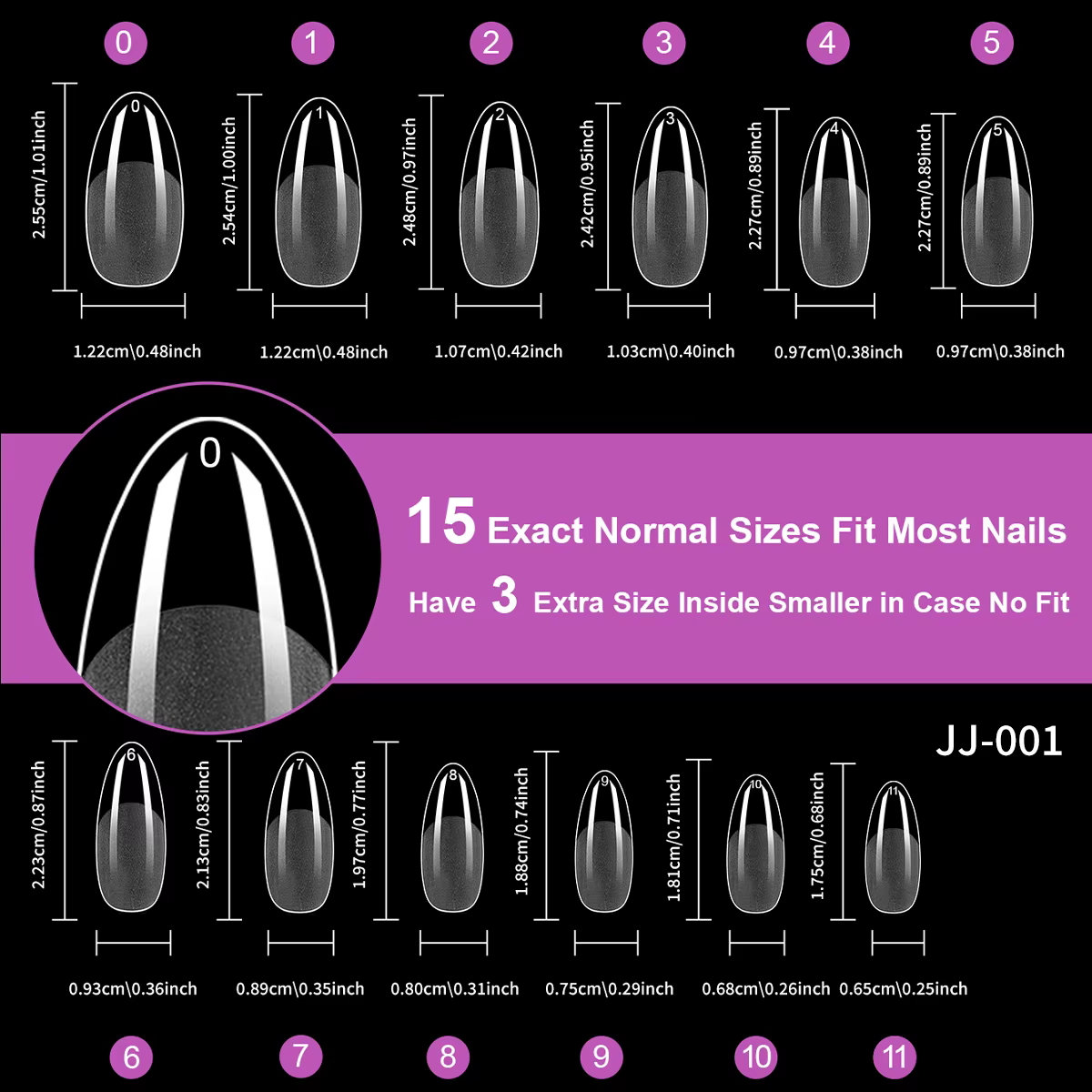 550 pièces pointes d'ongles en Gel souple couverture complète faux ongles conseils pour Extensions