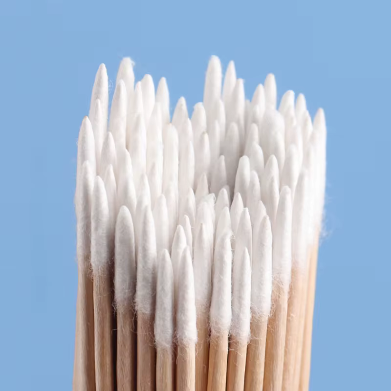 Bâtonnets de coton en bois pour manucure