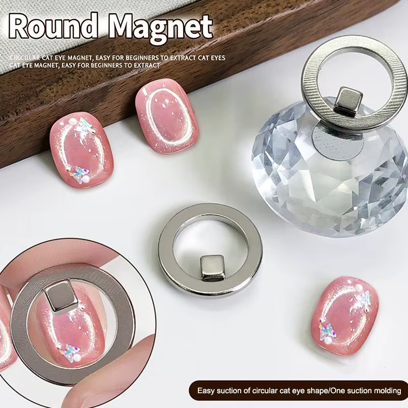 Anneau magnétique œil de chat creux pour vernis à ongles en gel