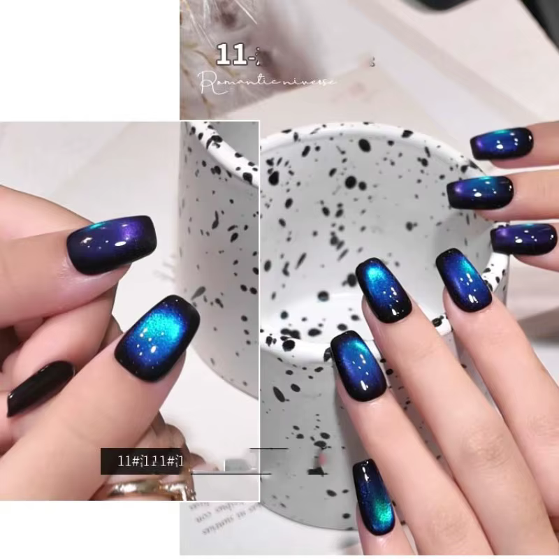 Gel oeil de chat coloré Double lumière univers romantique