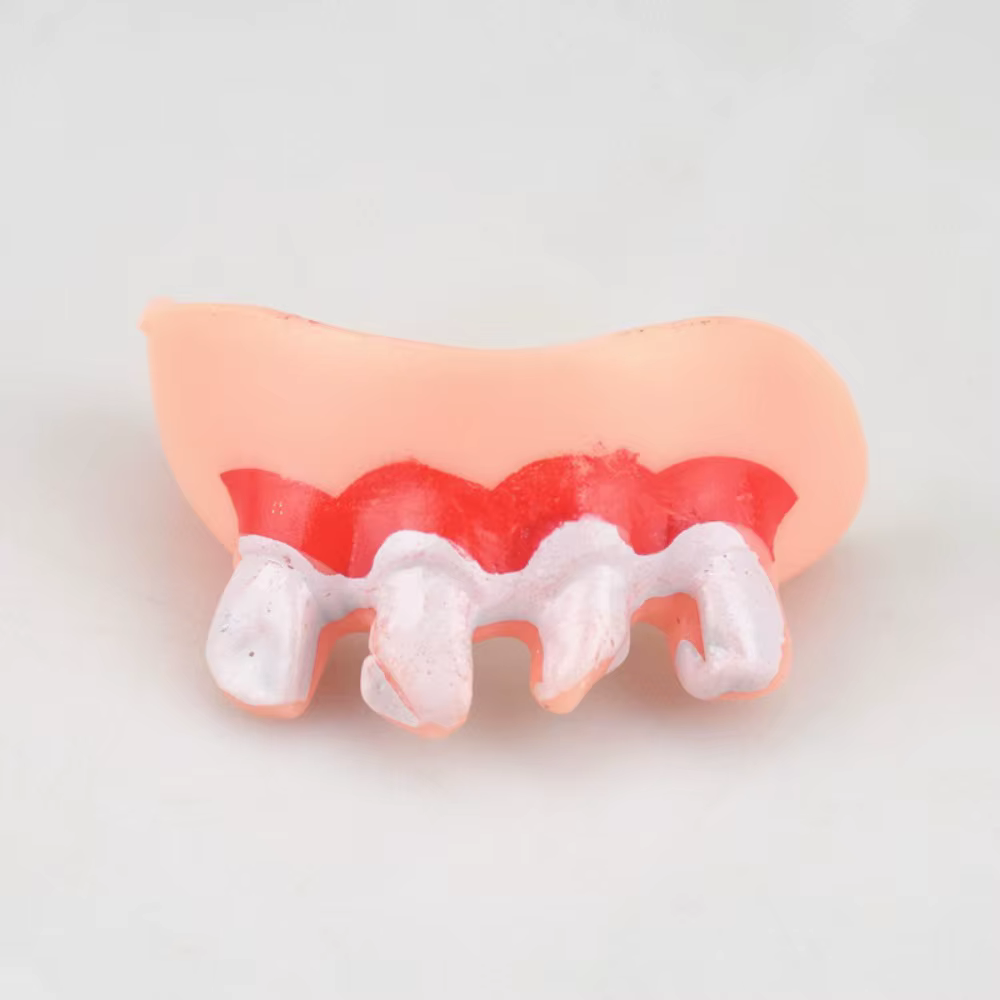 Prothèses dentaires amusantes, 10 styles, dents laides, jouet en caoutchouc, fausses dents, accessoire de décoration d'halloween