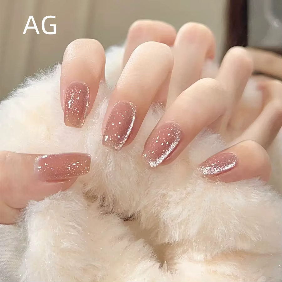 XEIJAYI perle de verre scintillante Gel oeil de chat vernis à ongles Gel magnétique réfléchissant couleur nue uv