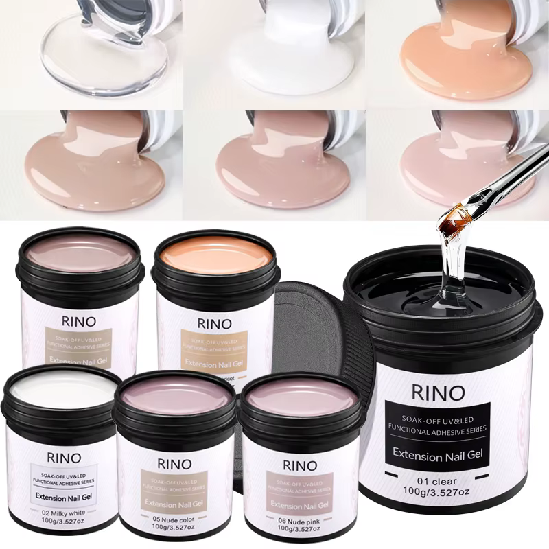 1 pot de 100g de gel poly UV LED pour ongles