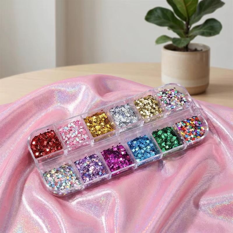 Mélange de paillettes pour ongles