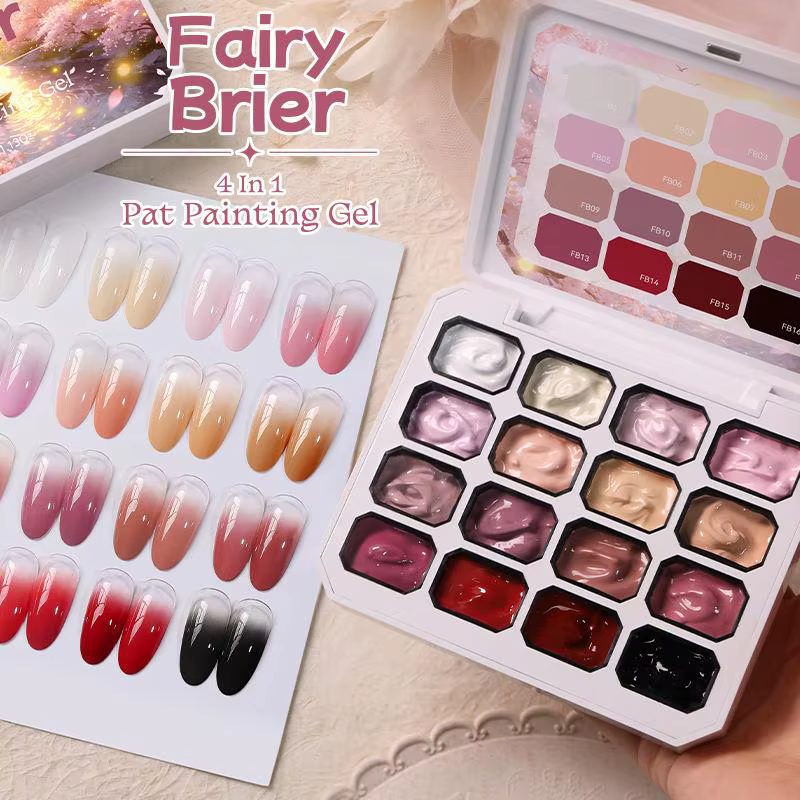 Kit de gel à ongles dégradé facile à appliquer