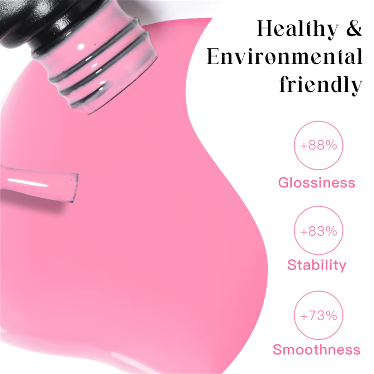 6 pièces Gel vernis à ongles ensemble HEMA gratuit 7ml Semi Permanent tremper UV Gel