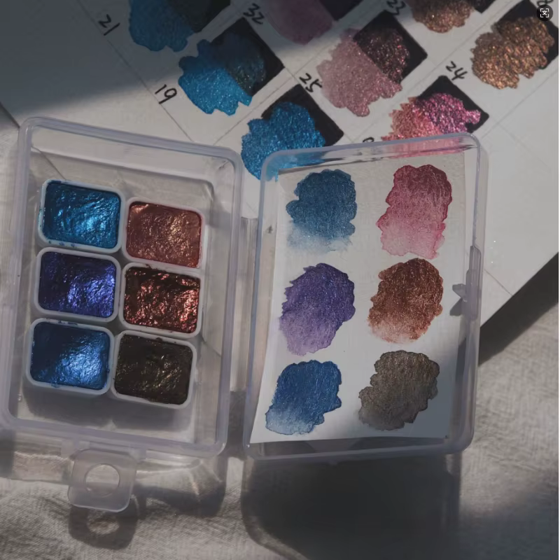Pigment solide pour ongles