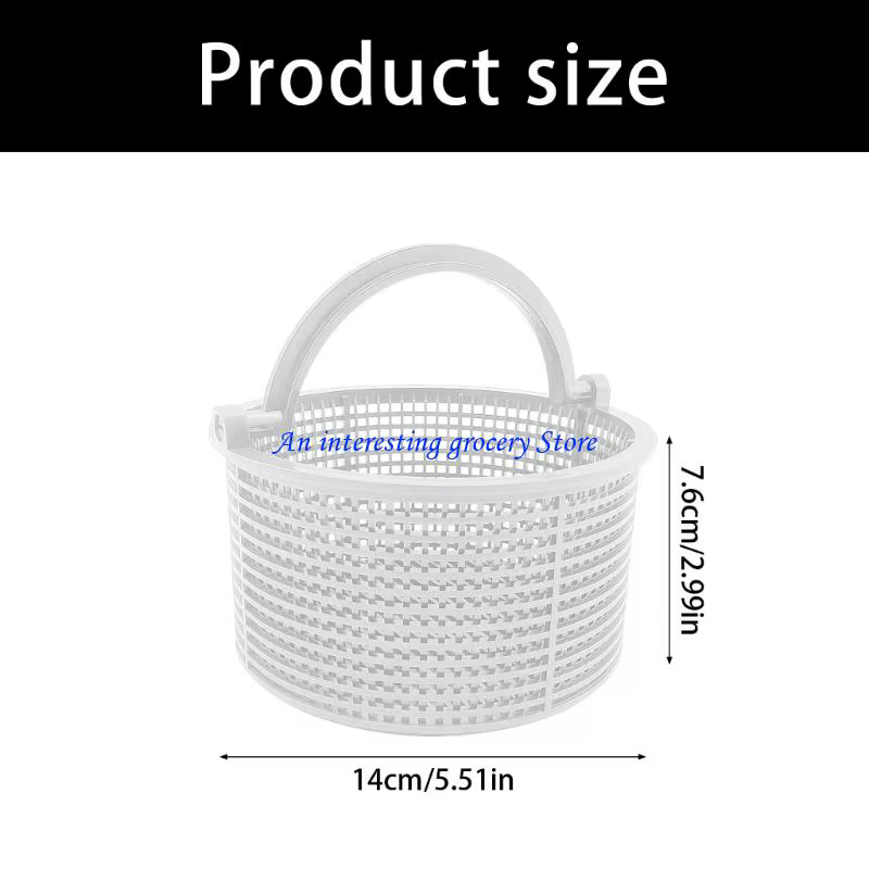 Panier d'écumoire piscine 652D, pour le nettoyage des accessoires piscine hors