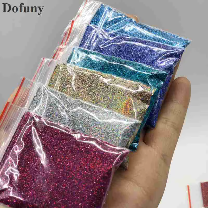 Poudre de paillettes Laser pour ongles