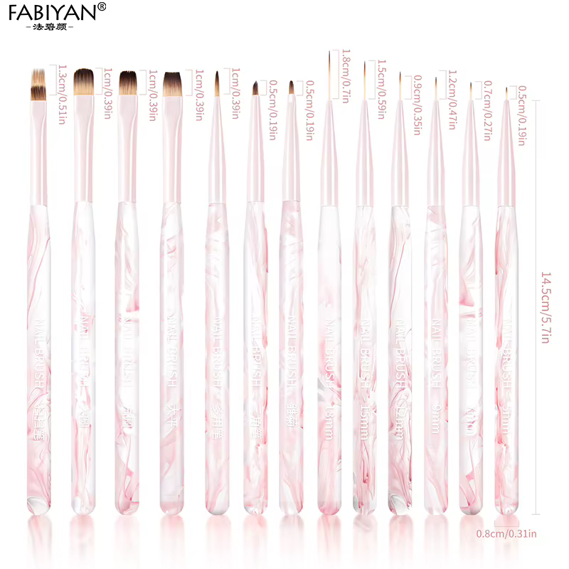 Pinceaux liner pour manucure et nail art