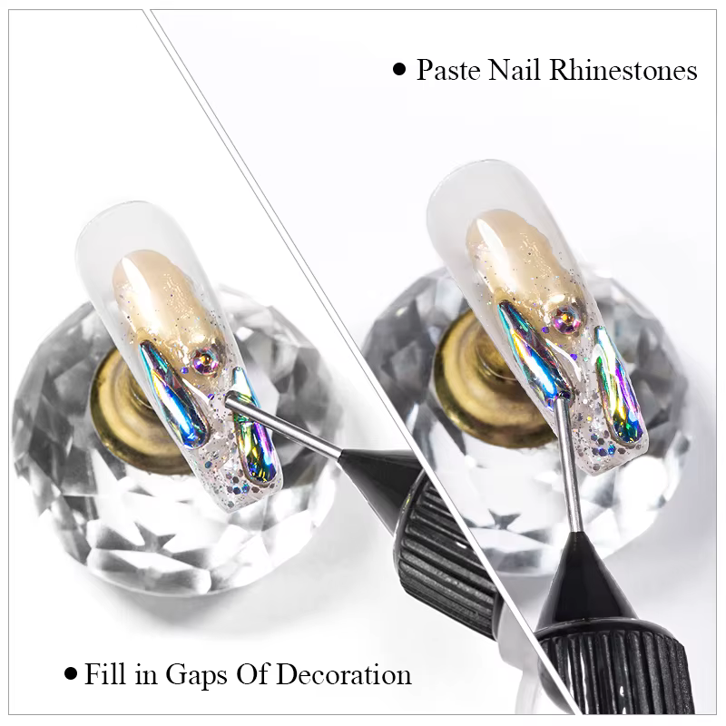 Gel à strass pour ongles 12 ml - Sans alcool