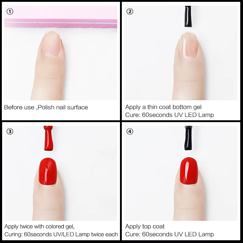 NAILCO – Gel de Base en caoutchouc Super fonctionnel 1 en 2