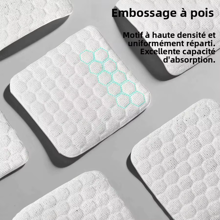 200 lingettes non pelucheuses pour ongles