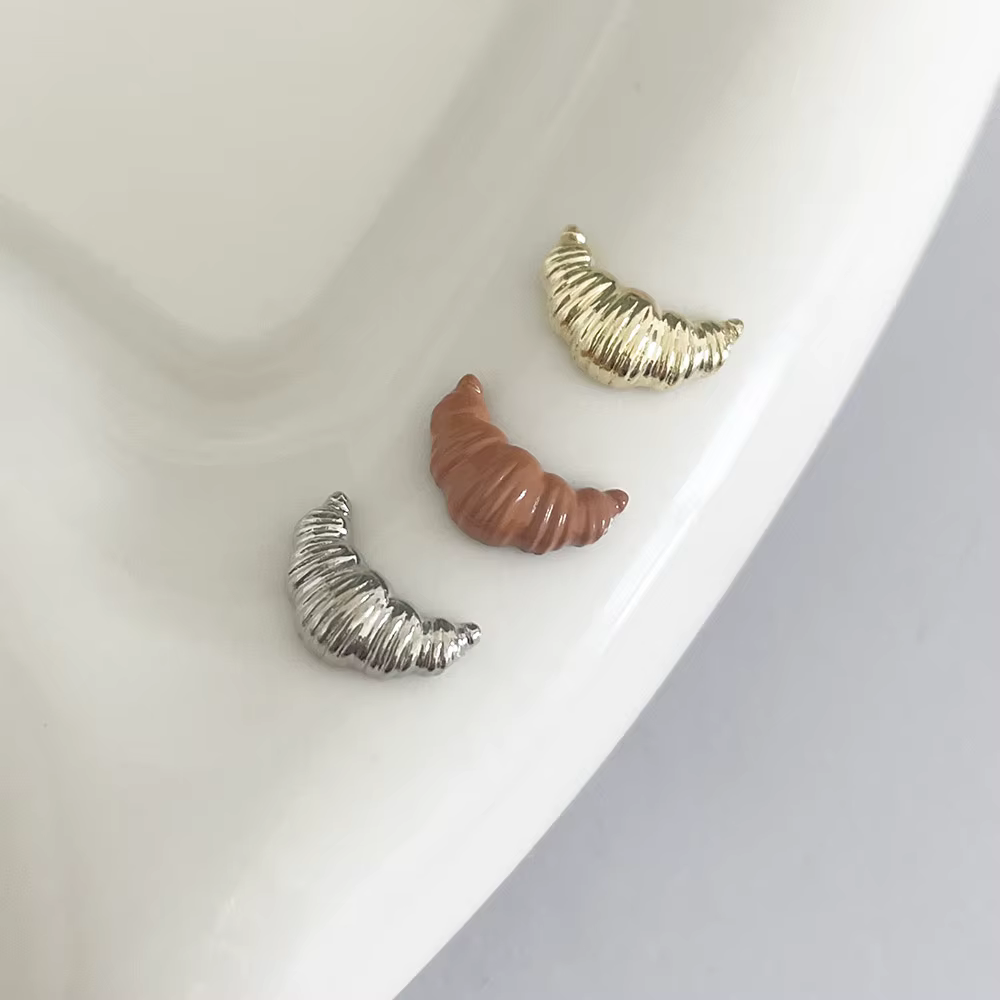 Brezen Biscuits- Dessert amusant breloques pour ongles garder la régime accessoires de Nail Art allemagne pain Pretzel