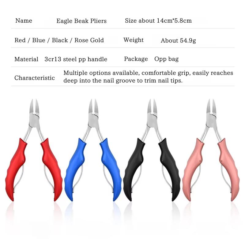 Outils de manucure pour ongles: pince à cuticules