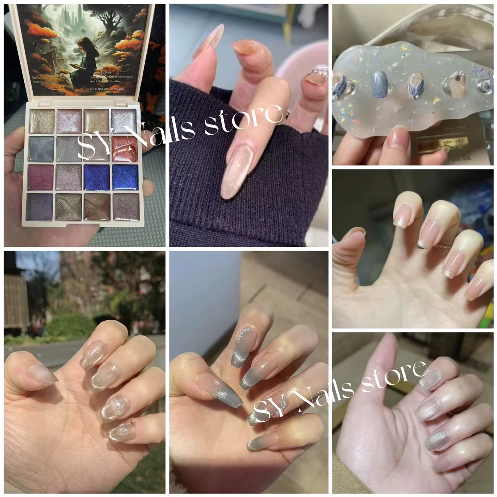 Vernis Gel Magnétique Effet Œil de Chat Violet 16 Couleurs