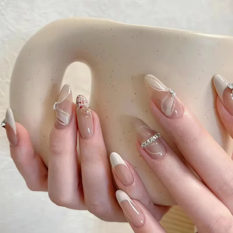 Ensemble de Faux Ongles Réutilisables N64.Blush
