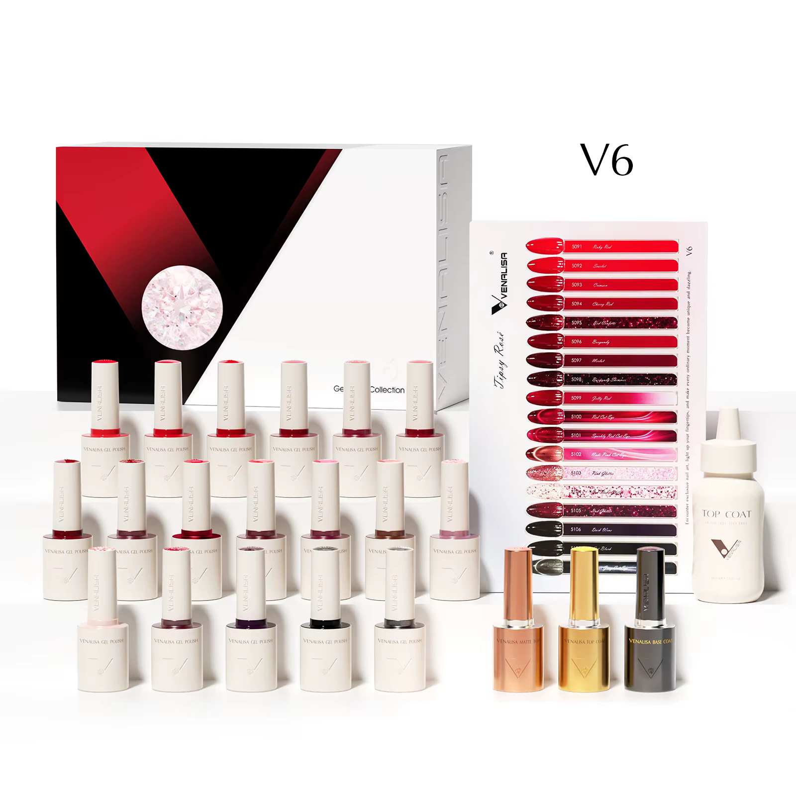 VENALISA V6 nouveau Kit 10ml vernis à ongles HEMA gratuit TPO