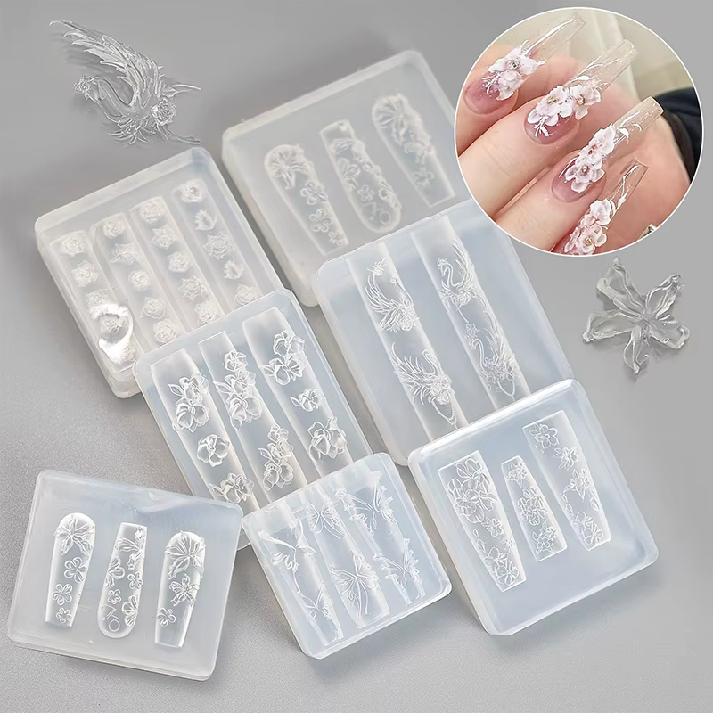 Moule à ongles en Silicone