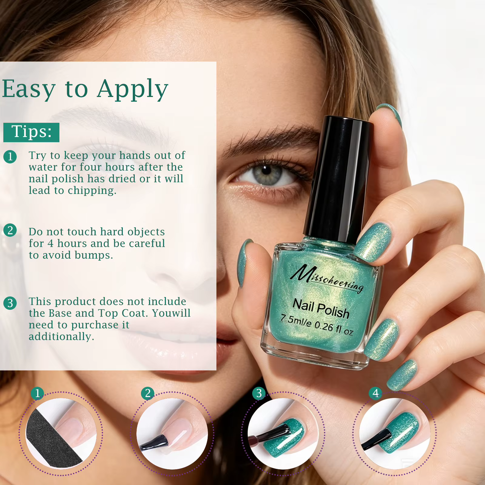 Vernis à ongles à base d'eau 7
