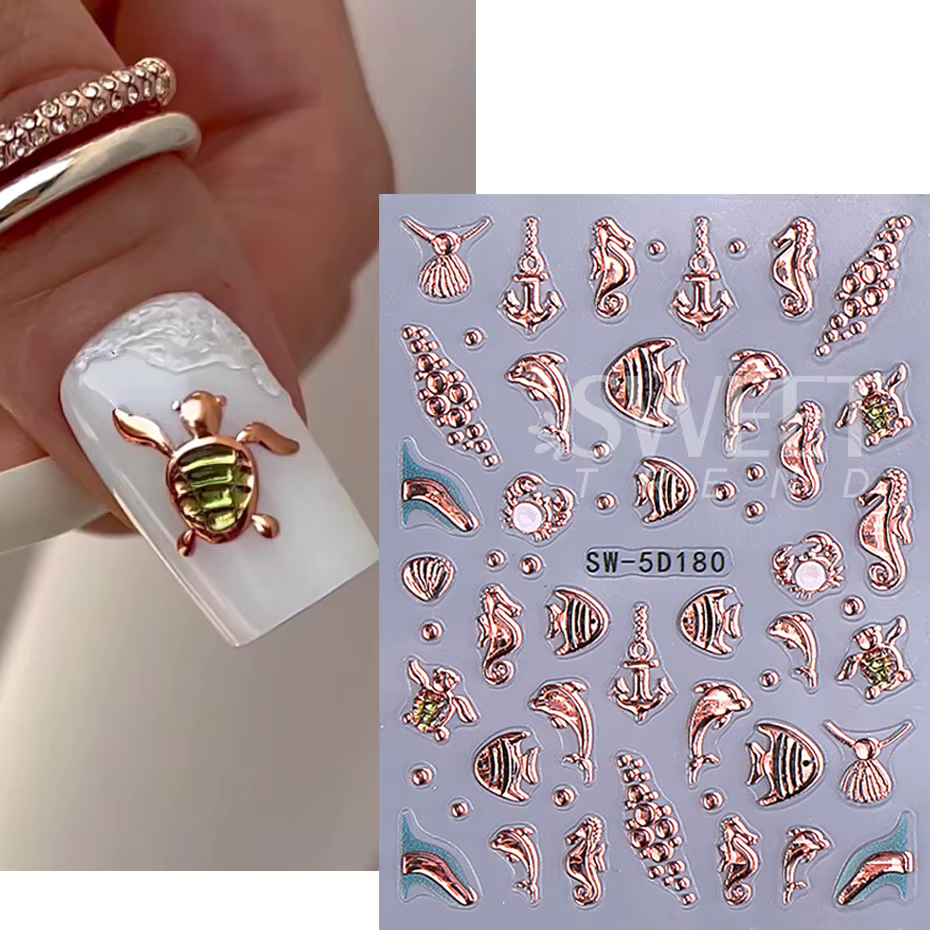 Autocollant pour ongles 5D