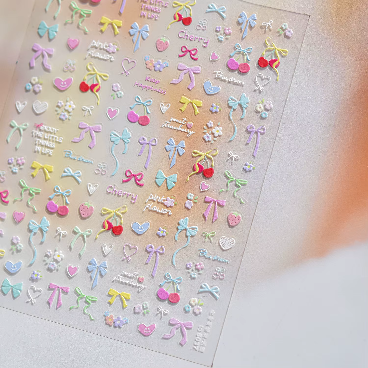 Kawaii gelée ours Nail Art 5D mignon