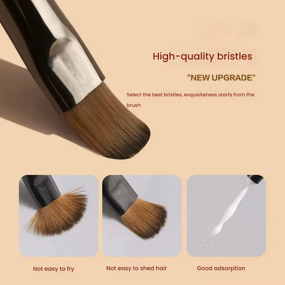 Ensemble de brosses à ongles de Style japonais