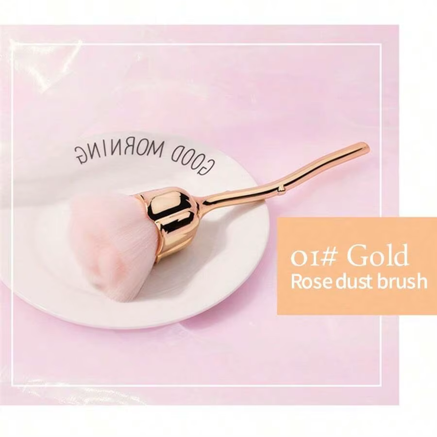Brosse à ongles en forme de fleur de beauté