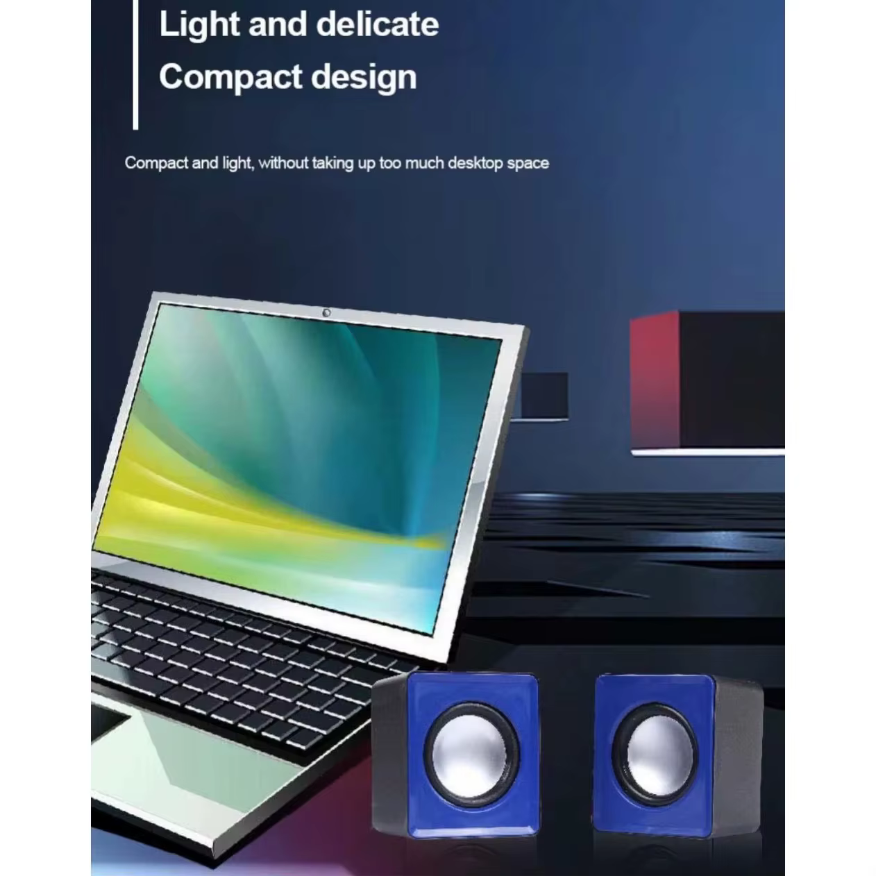 Système audio musical, mini haut-parleur pour ordinateur, PC, ordinateur portable, ordinateur de bureau, caixa de som, sound box, colonne, ensemble stéréo, bocina, acoustique