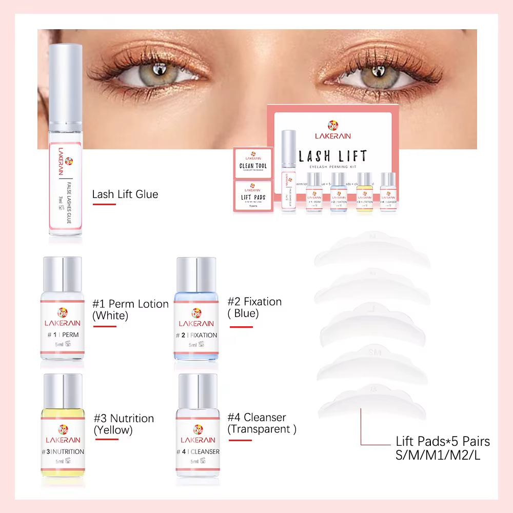 Kit de levage de cils semi-continu