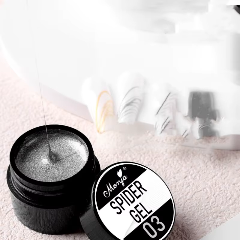 Gel de Nail Art Élastique Extensible 9 Couleurs