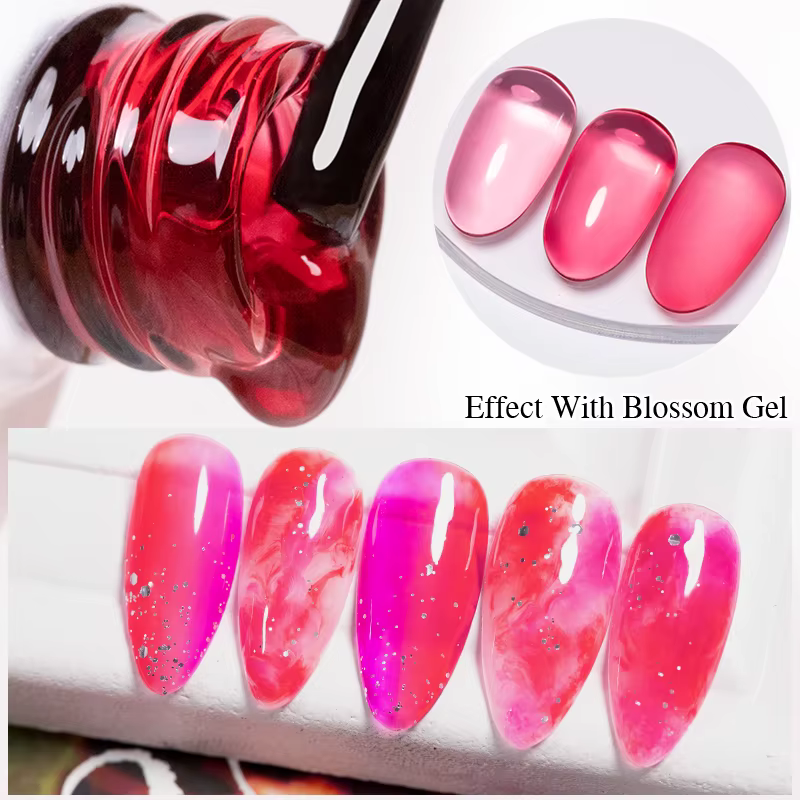 PUENTE gelée verre Gel vernis à ongles 7.5ML translucide coloré glaçure Gel