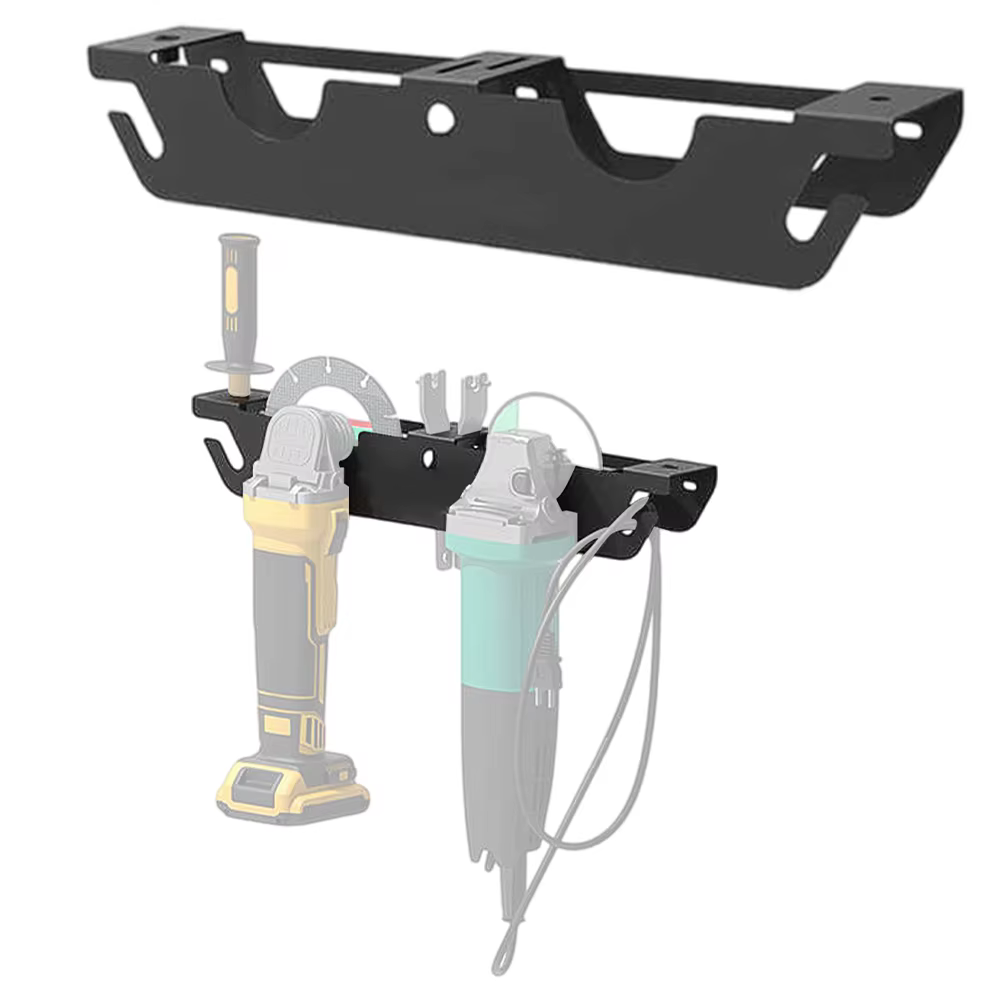 Support de meuleuse d'angle, support à outils en métal Durable avec cintre pour cordon, support mural pour polisseuses, couteaux, organisateur de Garage d'atelier