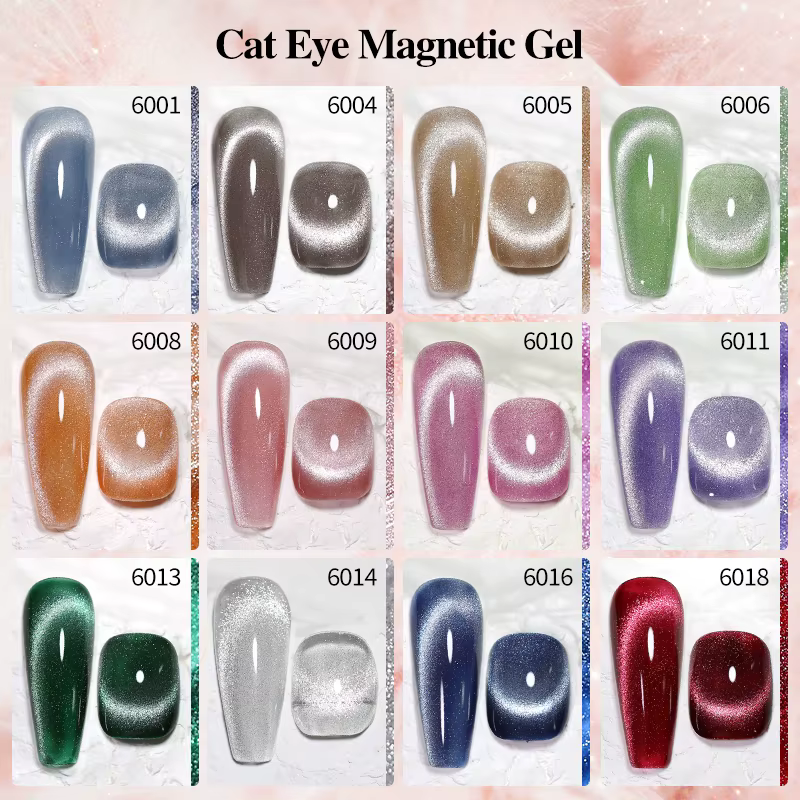 NAILCO 10ml Gel oeil de chat vernis à ongles doré magnétique tremper UV manucure Base Top Gels caméléon Lakier