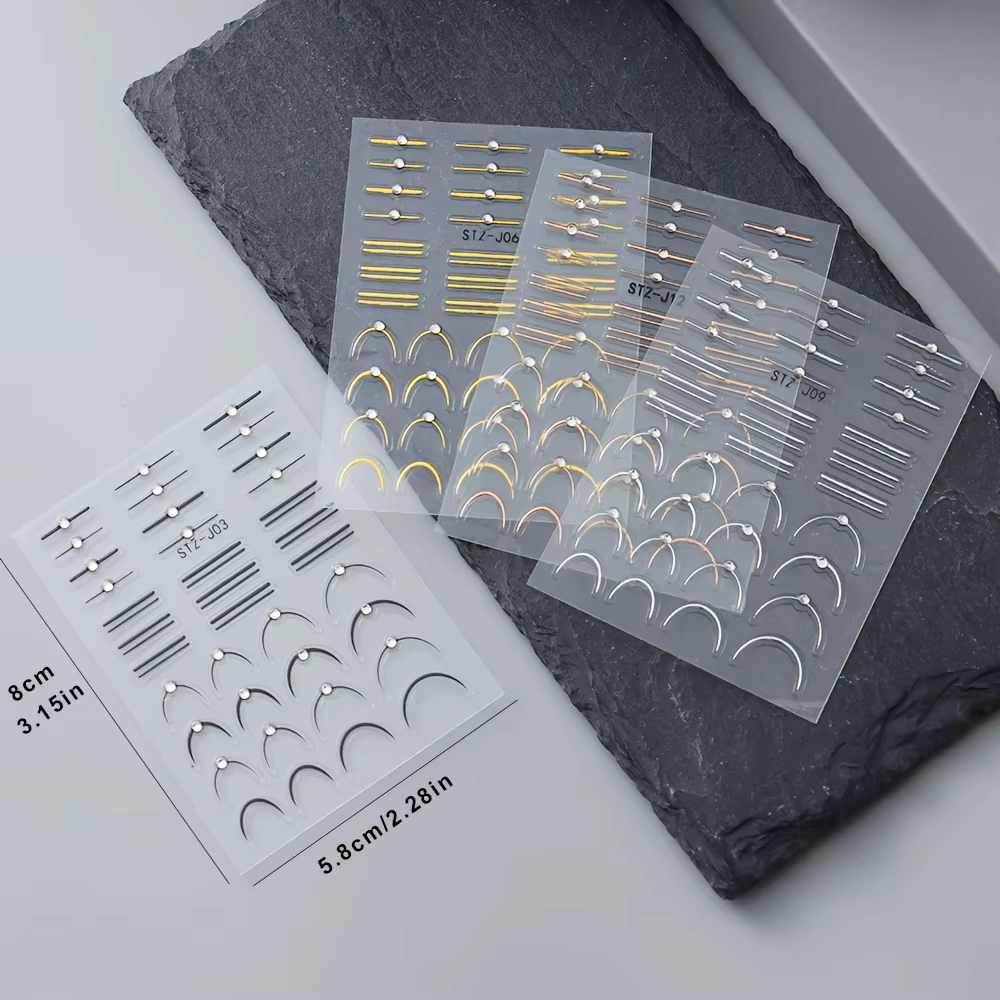 Autocollants pour ongles auto-adhésifs