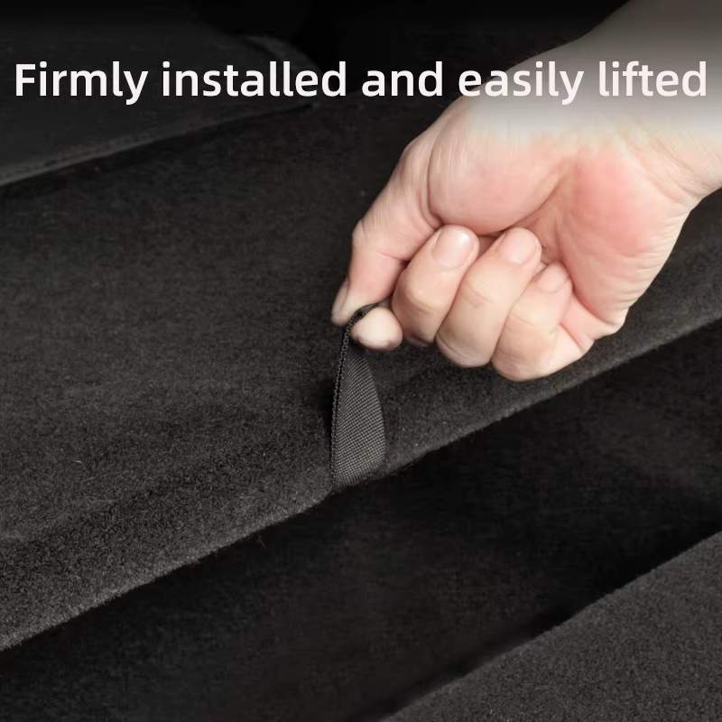 Accessoires de modification pour Tesla Model Y Juniper 2021-2026 : Corde de couvercle de coffre arrière et poignée auxiliaire de couvercle de coffre