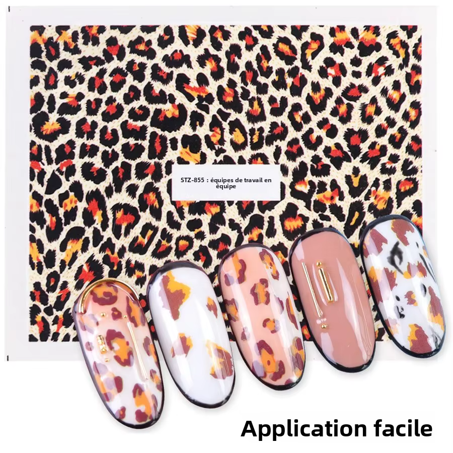 Autocollants de transfert d'eau pour Nail Art