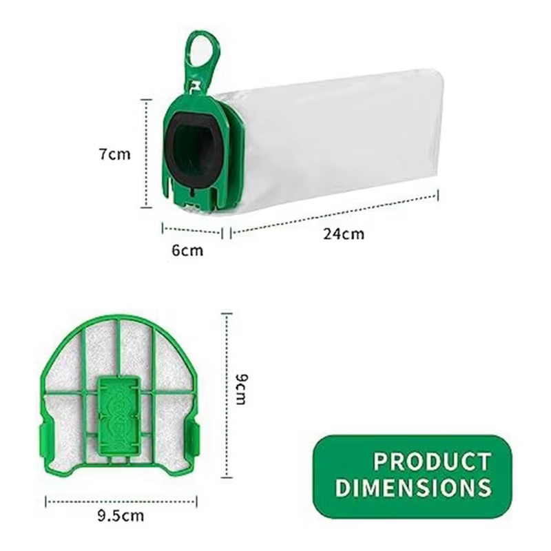 Sac à poussière Premium pour aspirateur Vorwerk Kobold VB 100 FP 100 VB100 FP100, sac filtrant, pièces de rechange, accessoires