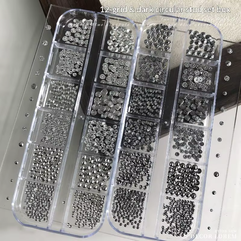 Breloques Métalliques pour Ongles