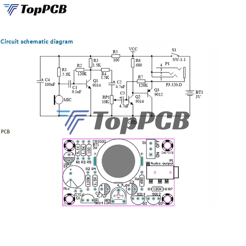 Kit de bricolage pour appareil auditif, amplificateur audio pour Audiphone, école, laboratoire, tour, éducation, exercice d'entraînement, électronique, technologie de bricolage