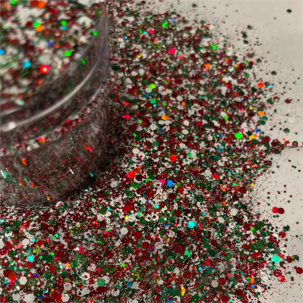 Net-50g Noël Nail Glitter Sapin